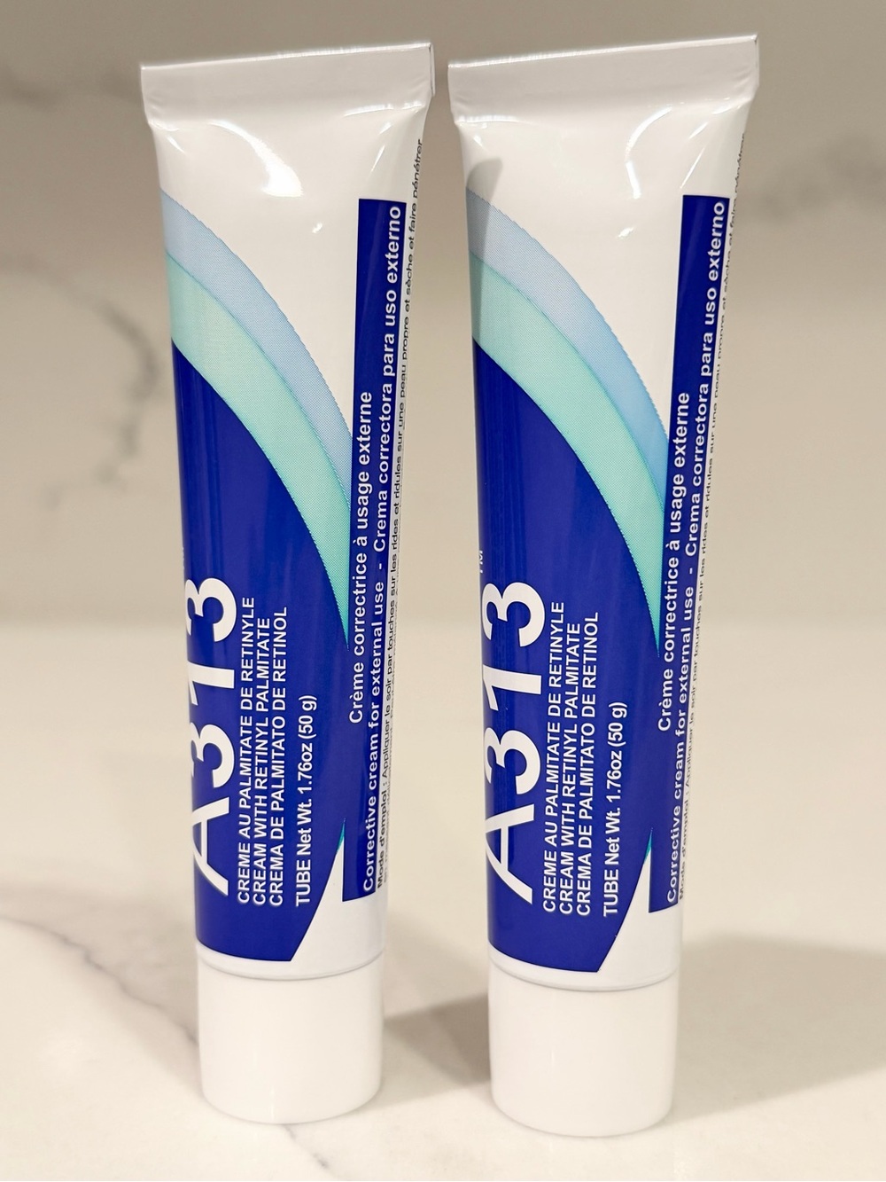 A313 Vitamin A Retinol Cream 50g 2 Pack Made in France Exp 04/2027